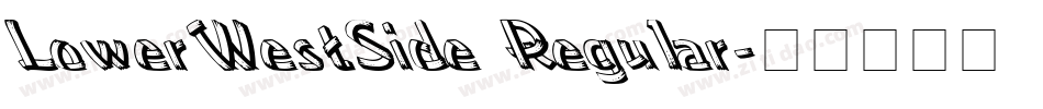 LowerWestSide Regular字体转换